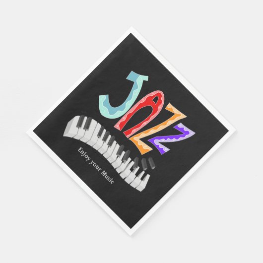 Serviette En Papier Serviettes à deux tons Jazz (Coin)