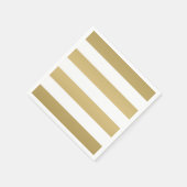 Serviette En Papier Serviettes à jetées en or et blanc (Coin)