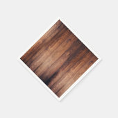 Serviette En Papier Serviettes à l'aspect bois (Coin)