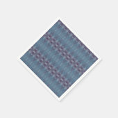 Serviette En Papier Serviettes à motifs bleu et violet (Coin)