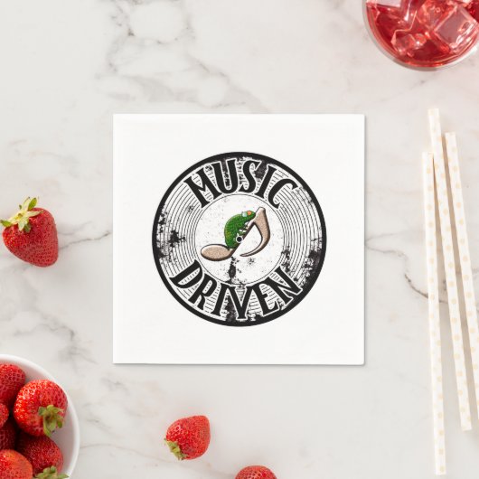 Serviette En Papier Serviettes à musique (En situation)