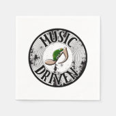 Serviette En Papier Serviettes à musique (Devant)
