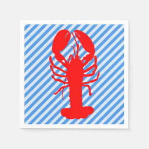 Serviette En Papier Serviettes à pâte papier de homard et de bandes