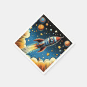 Serviette En Papier Serviettes à roquettes ! (Coin)