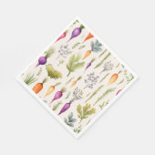 Serviette En Papier Serviettes à thème carottes amusantes (Coin)