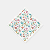 Serviette En Papier Serviettes à thème créatures marines, thème sous-m (Coin)