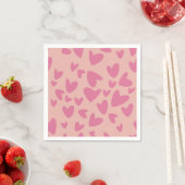 Serviette En Papier Serviettes à thème de la Saint-Valentin (En situation)