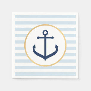 Serviette En Papier Serviettes À Thème Nautique