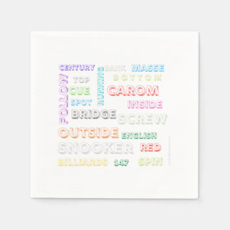 Serviette En Papier Serviettes à thème Snooker