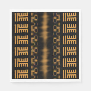 Serviette En Papier Serviettes afrocentriques de style bogolais