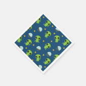 Serviette En Papier Serviettes Aliens (Coin)