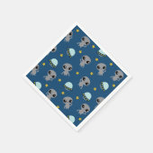 Serviette En Papier Serviettes Aliens (Coin)
