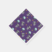 Serviette En Papier Serviettes Aliens (Coin)