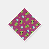 Serviette En Papier Serviettes Aliens (Coin)