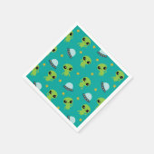 Serviette En Papier Serviettes Aliens (Coin)