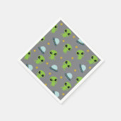 Serviette En Papier Serviettes Aliens (Coin)