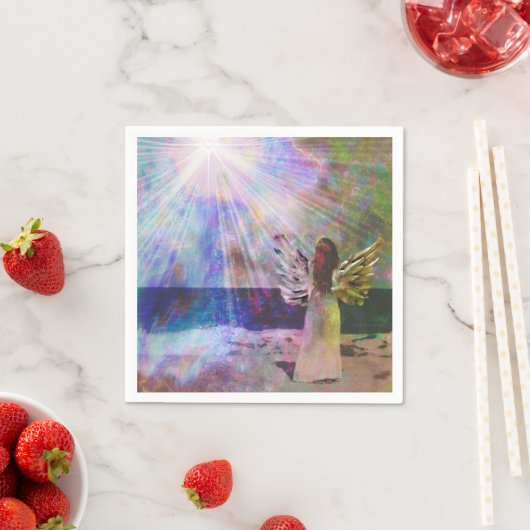 Serviette En Papier Serviettes Angel (En situation)