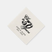 Serviette En Papier Serviettes anniversaire mariage amusantes pendant  (Coin)