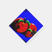 Serviette En Papier Serviettes Apple Abstraites (Coin)
