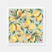 Serviette En Papier Serviettes au citron (Devant)