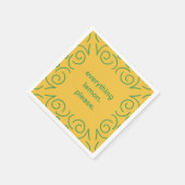 Serviette En Papier Serviettes au citron (Coin)