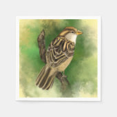 Serviette En Papier Serviettes aux oiseaux mignonnes (Devant)