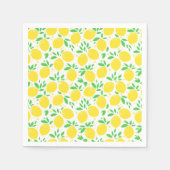 Serviette En Papier Serviettes avec citrons (Devant)