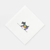 Serviette En Papier Serviettes avec Schnauzer (Coin)
