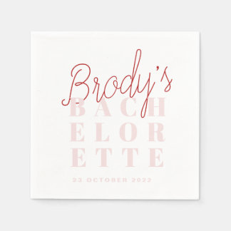 Serviette En Papier Serviettes Bachelorette Party Brody