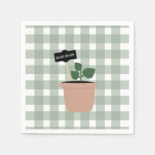 Serviette En Papier Serviettes bébé Basil (Devant)