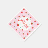 Serviette En Papier Serviettes Berry premier anniversaire (Coin)