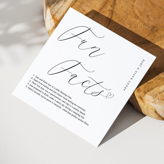 Serviette En Papier Serviettes blanches élégantes avec faits amusants 