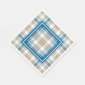 Serviette En Papier Serviettes bleue (Coin)