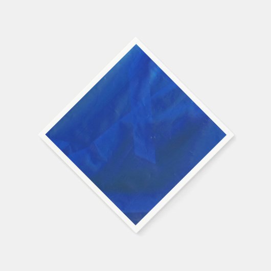 Serviette En Papier Serviettes bleues au design ondulé (Coin)