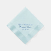 Serviette En Papier serviettes bleues personnalisées (Coin)