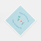 Serviette En Papier Serviettes Blue Dachshund Party (Coin)