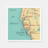 Serviette En Papier Serviettes Boca Grande Useppa Floride (Devant)