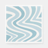 Serviette En Papier Serviettes Boho Blue Sun Party (Devant)