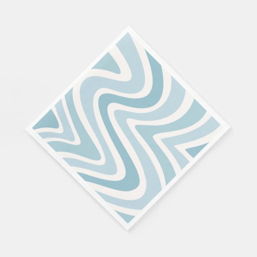 Serviette En Papier Serviettes Boho Blue Sun Party (Coin)