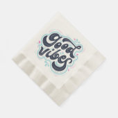 Serviette En Papier Serviettes Bonnes Vibrations (Coin)