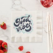 Serviette En Papier Serviettes Bonnes Vibrations (En situation)