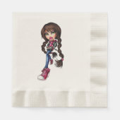 Serviette En Papier Serviettes Bratz (Devant)