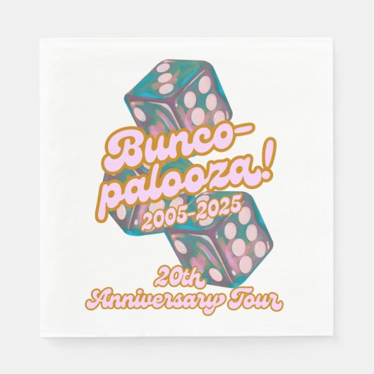 Serviette En Papier Serviettes Bunco-palooza (Devant)