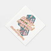 Serviette En Papier Serviettes Bunco-palooza (Coin)