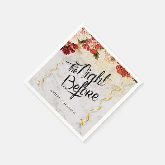 Serviette En Papier Serviettes Burgundy Blush La Nuit Avant La Répétit (Coin)