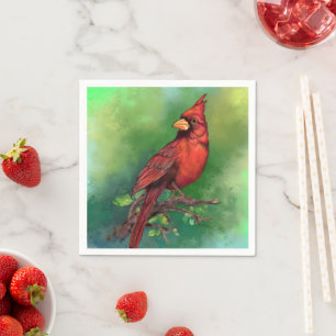 Serviette En Papier Serviettes Cardinal Rouge