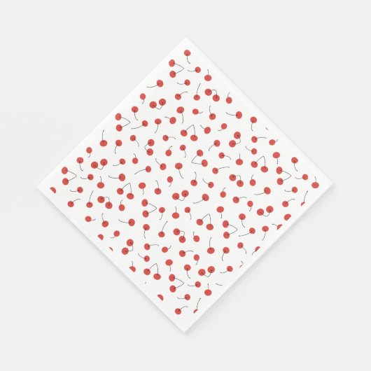 Serviette En Papier Serviettes cerises (Coin)