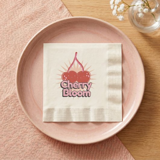 Serviette En Papier Serviettes Cherry Bloom