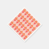 Serviette En Papier Serviettes Chic Damassé Floral Élégant (Coin)