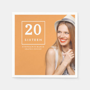 Serviette En Papier Serviettes chics 2016 d'obtention du diplôme de